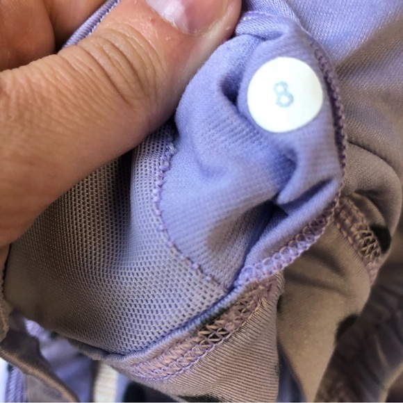 Lululemon Inner Heart Bra - High Noon Dot Lilac / Black - Picture 4 of 4